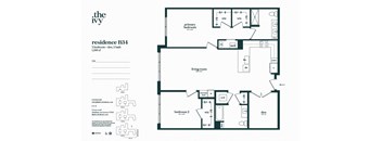 B34-AP-B21 Floor Plan at The Ivy, Chatham