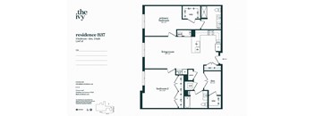 B37-AP-B26 Floor Plan at The Ivy, Chatham, 07928
