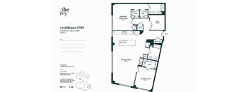 B48-AP-B35 Floor Plan at The Ivy, Chatham, 07928