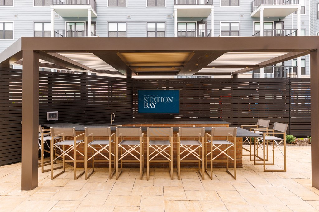 Outdoor Kitchen at Station Bay, South Amboy, NJ, 08879