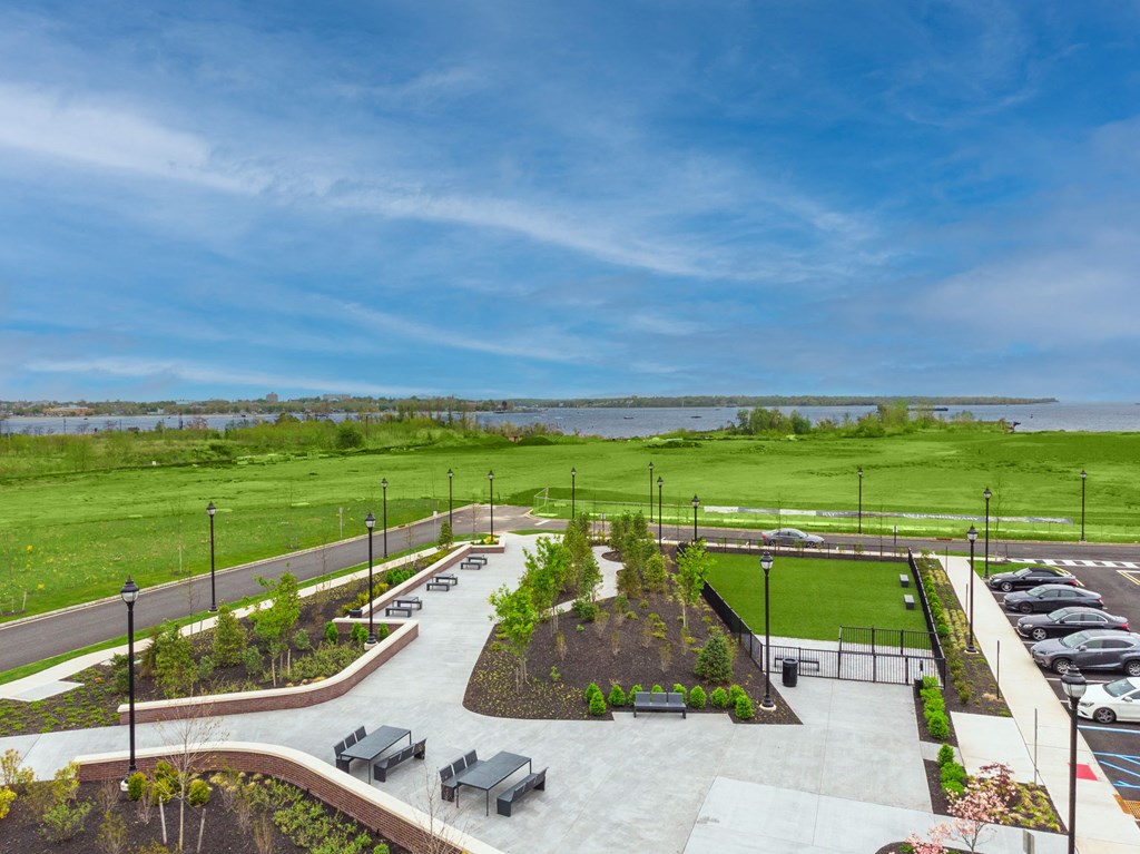 Drone View at Station Bay, South Amboy, New Jersey