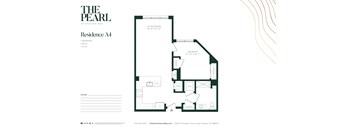 A6 Floor Plan at The Pearl at Station Bay, South Amboy, NJ