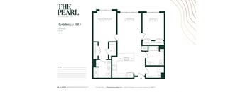 B1B Floor Plan at The Pearl at Station Bay, South Amboy