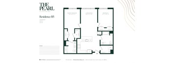 B1 Floor Plan at The Pearl at Station Bay, South Amboy, NJ