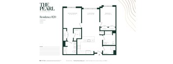 B3F Floor Plan at The Pearl at Station Bay, South Amboy, NJ 08879
