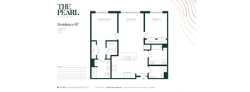 B3 Floor Plan at The Pearl at Station Bay, South Amboy, NJ