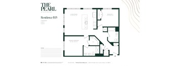 B5B Floor Plan at The Pearl at Station Bay, New Jersey, 08879