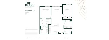 B6B Floor Plan at The Pearl at Station Bay, South Amboy New Jersey