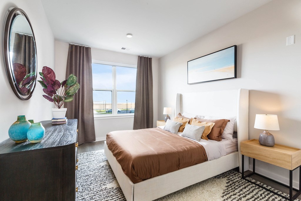 Beautiful Bright Bedroom With Wide Windows at Station Bay, South Amboy, NJ, 08879