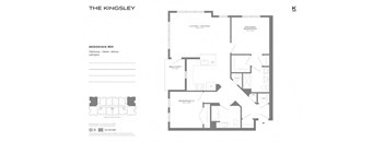 B10 Floor Plan at The Kingsley, New Jersey, 07004