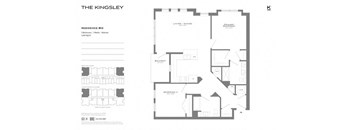 B12 Floor Plan at The Kingsley, Fairfield, NJ