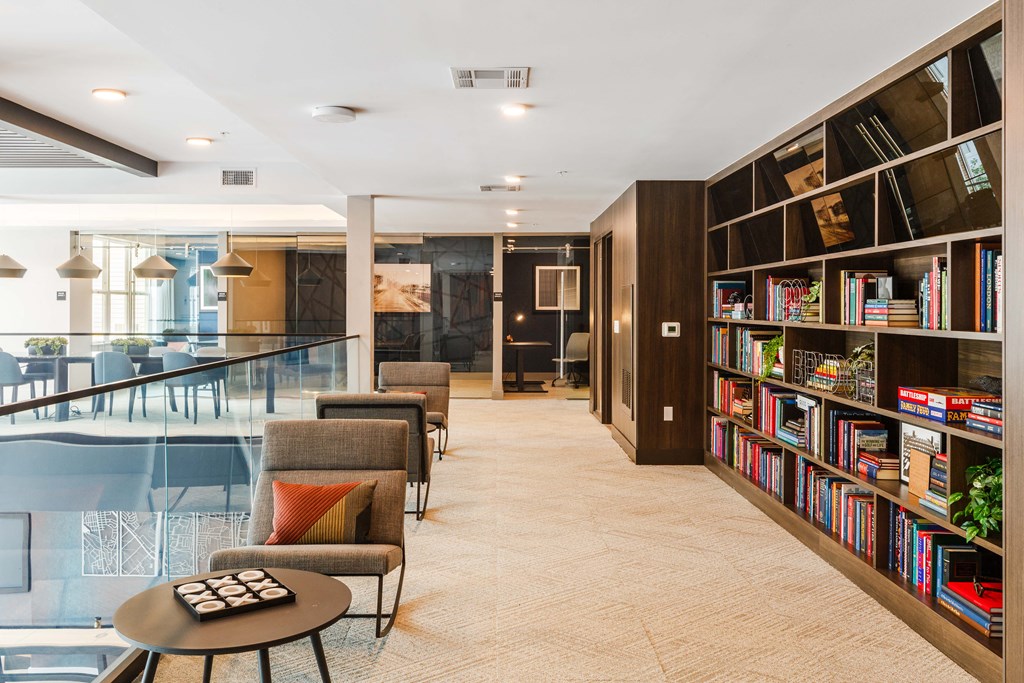 Reading room at 99 Bridge, Old Bridge, NJ