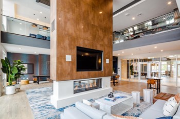 Living room with Tv Living room with Tv at 99 Bridge, Old Bridge, NJ, 08857 - Photo Gallery 3