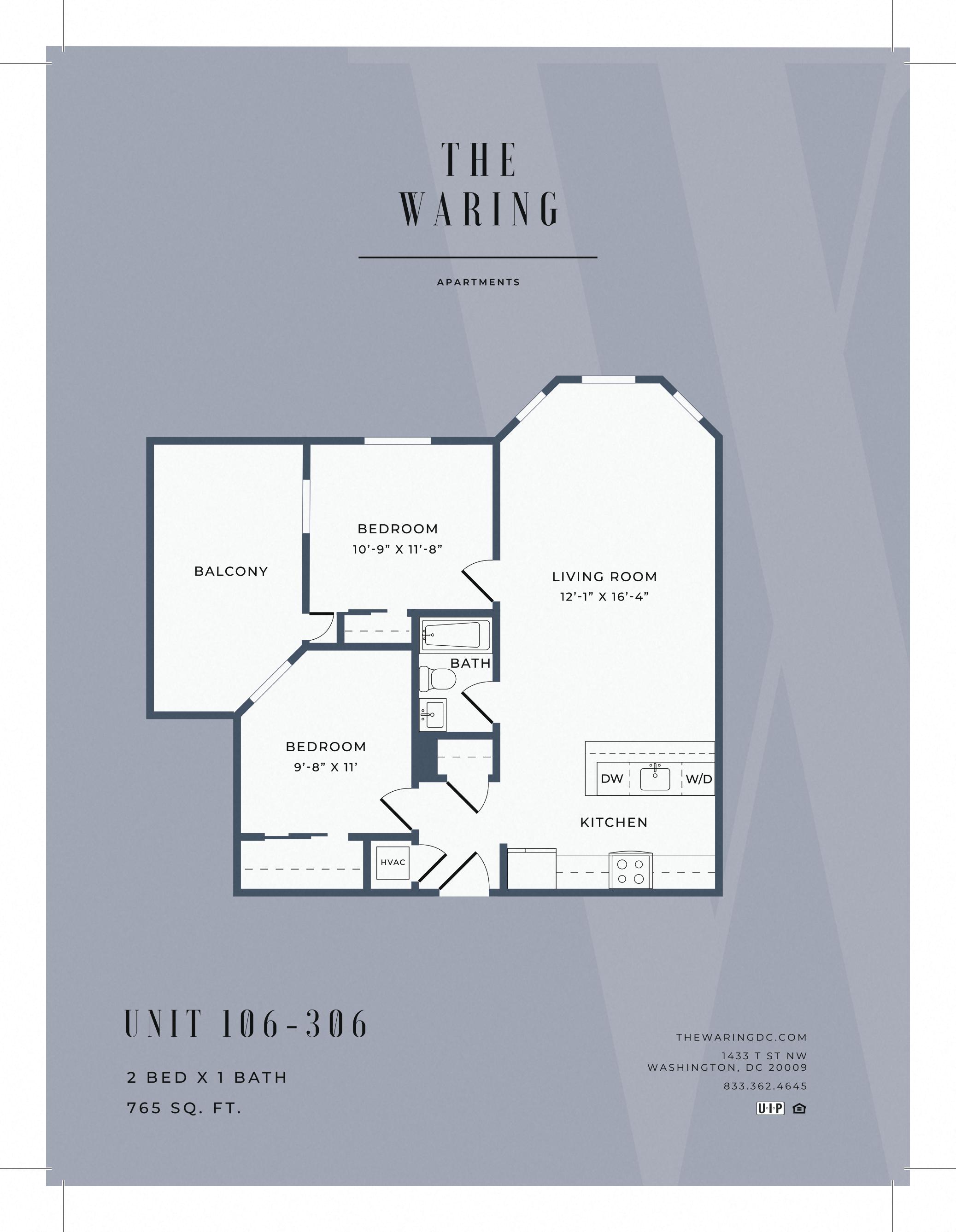 Two-Bedroom-One-Bath-Floorplan-Available-For-Rent-The-Waring