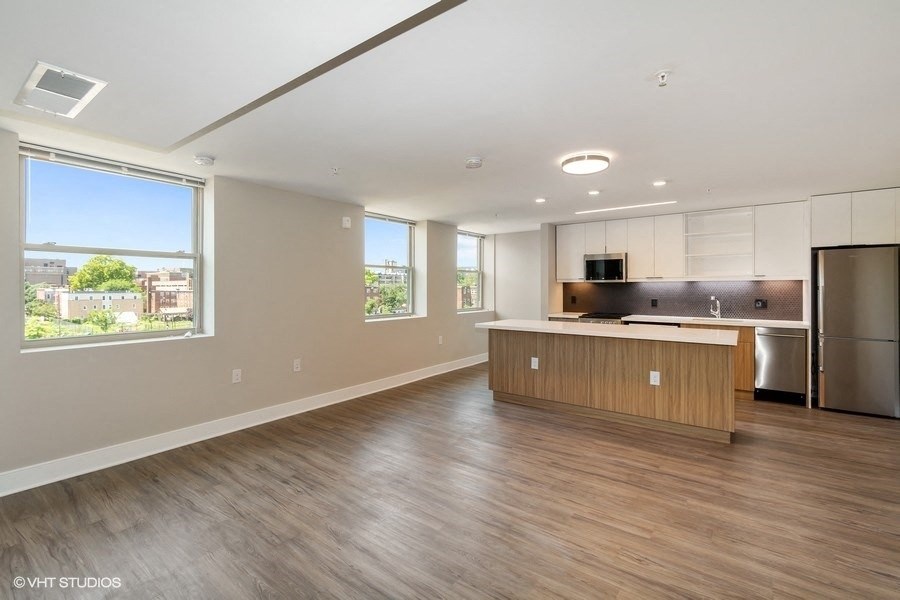 Kitchen And Living at Carver and Slowe Apartments, Washington, DC