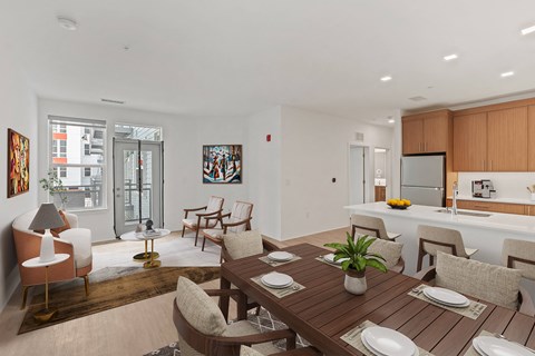 Dining And Living Area at Canvas, Hyattsville, 20781