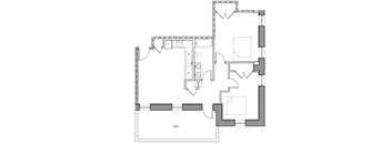 777-Square-Foot-Two-Bedroom-with-Patio-Apartment-Floorplan-Available-For-Rent-The-Isabella