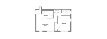 a floor plan of a house