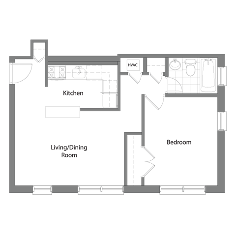 a floor plan of a house