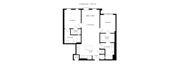 2D Floor Plan at Canvas, Maryland