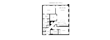 2J Floor Plan at Canvas, Hyattsville Maryland