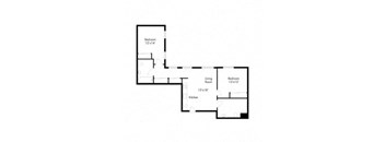 a floor plan of a house