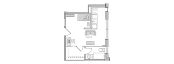 a floor plan of a small house