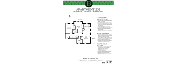 Apt 202 floor plan details page