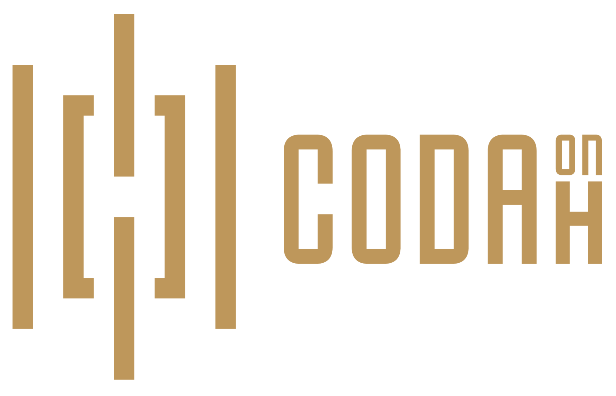 A graphic with vertical bars and the word "CODA" on a green background.