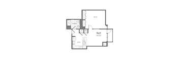 1 bed 1 bath B at Essen Apartments, Alexandria, Virginia