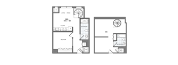 1 bed 1 bath F at Essen Apartments, Alexandria, VA, 22311