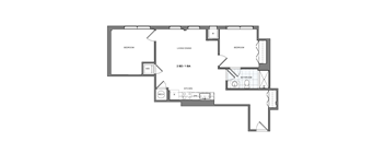 2 bed 1 bath at Essen Apartments, Alexandria, 22311