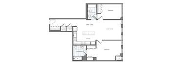 2 bed 2 bath at Essen Apartments, Alexandria, Virginia