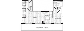 1Bed 1.5Bath at Coda on H Apartments, Washington, DC