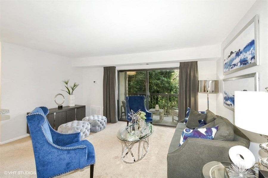 Modern Living Rooms at The Cloisters in Washington, DC