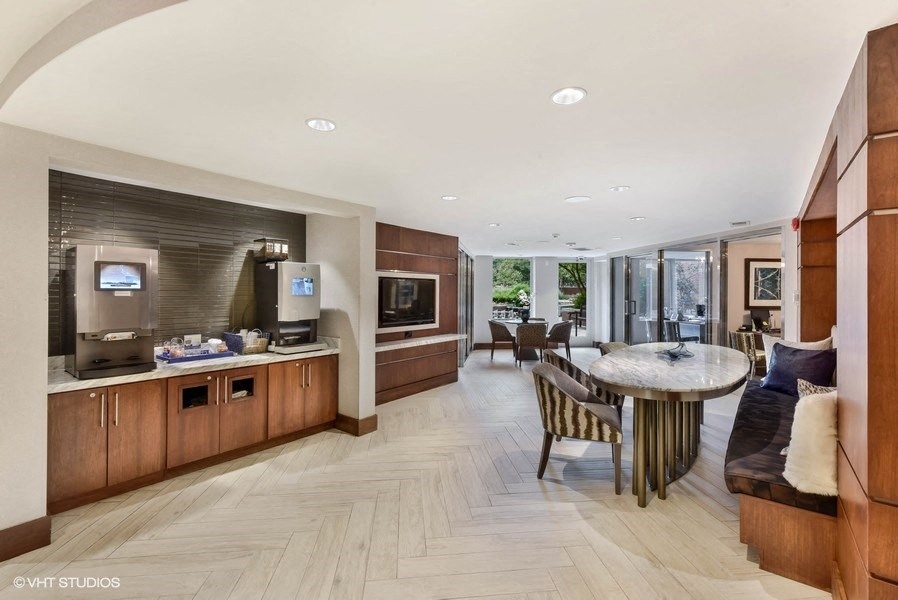 Coffee Bar and Hospitality Station at The Saratoga Apartments, Washington, 20008