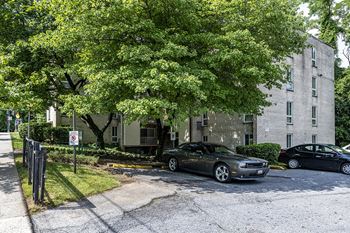 Parking lot at Benning Woods
