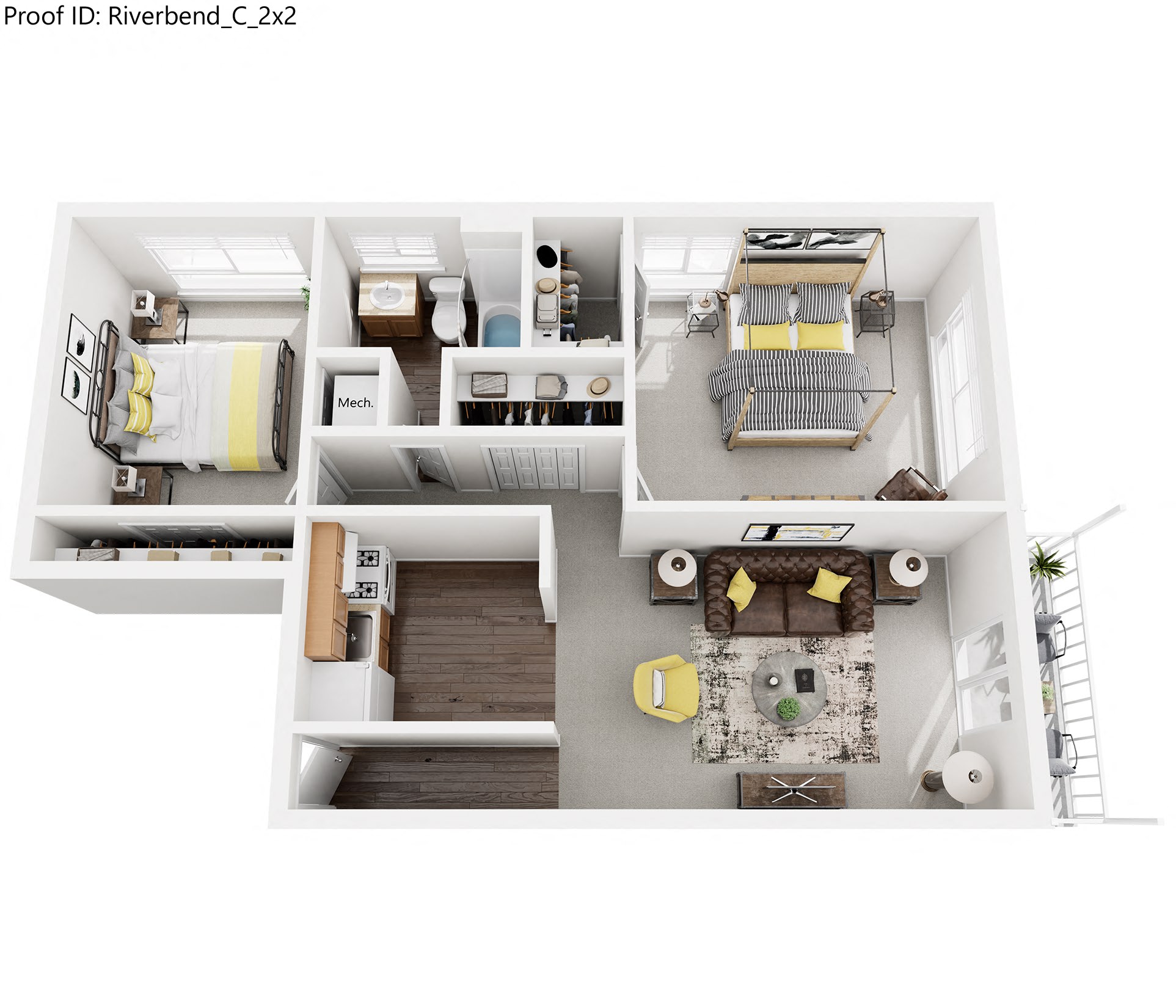 2 bedroom 1 bath riverbend apartments Washington, dc