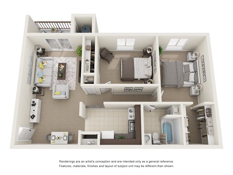 the outlook floor plan of 1190 sq ft