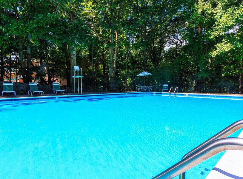 Sparkling Swimming Pool at The Forest Apartments in Rockville, MD