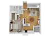 The Birch Floor Plan at Prinwood Place, Portage, MI