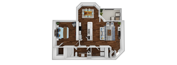 A1 floor plan at legends at indian springs