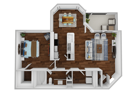 A1 floor plan at legends at indian springs