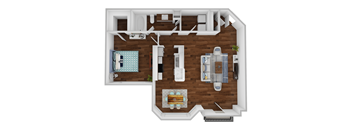 A2 - 1 Bedroom with Sunroom