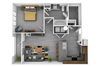 A3 - 1 Bedroom Deluxe