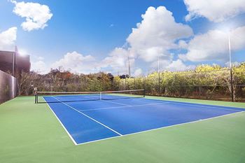 Lighted Tennis Court