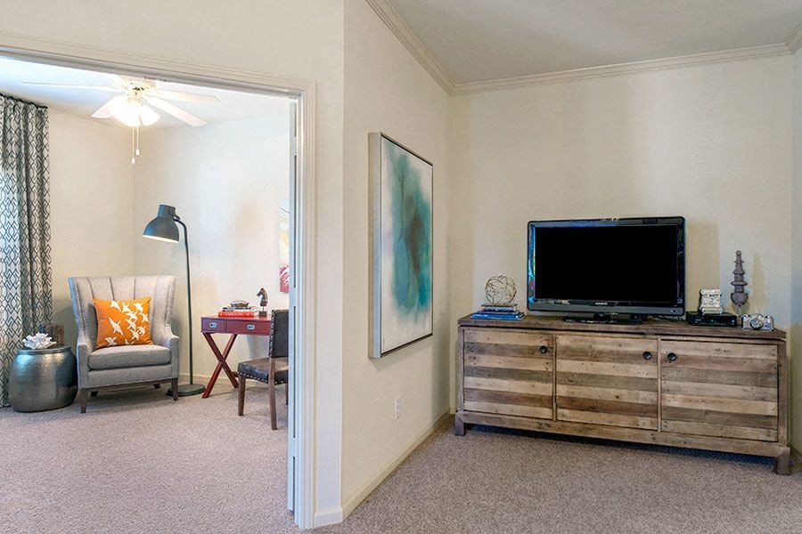 Living Area Plus TV at Reserve at North River, Alabama