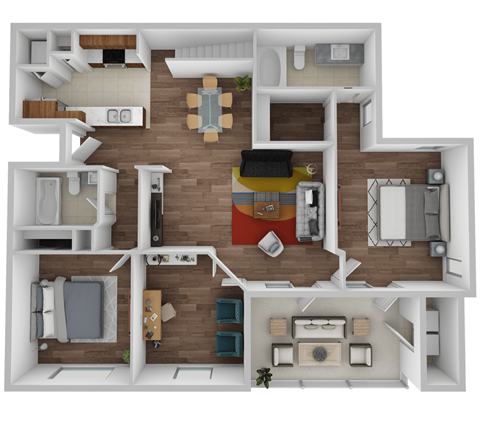 1761 Commons North Loop 1-3 Beds Apartment for Rent - Photo Gallery 28