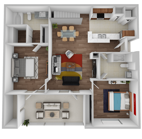 1761 Commons North Loop 1-3 Beds Apartment for Rent - Photo Gallery 27