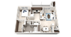 A2 Floor Plan A2 Floor Plan at Ethos Apartments, Austin